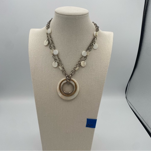 Chicos White, Silver and Gold Necklace - Picture 3 of 8